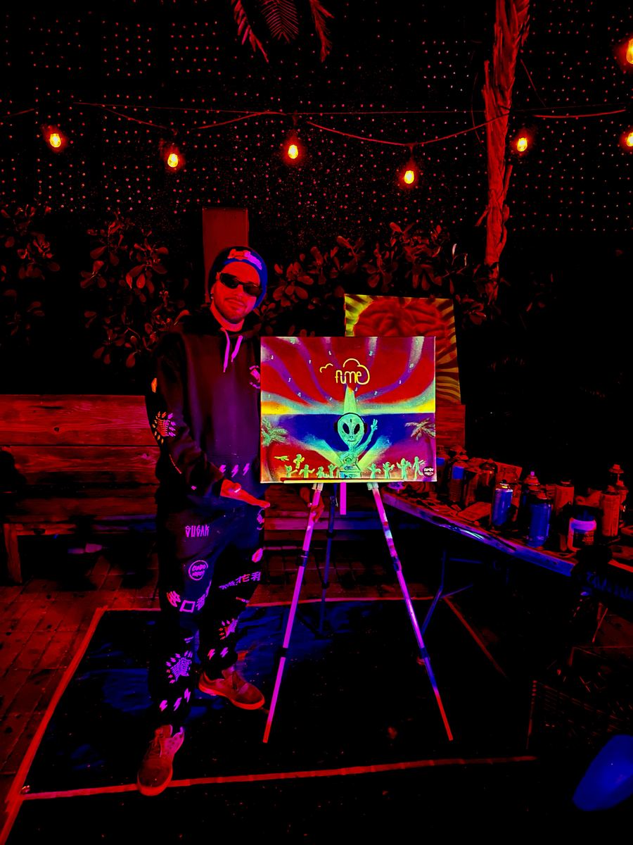 Art Basel live painting 3