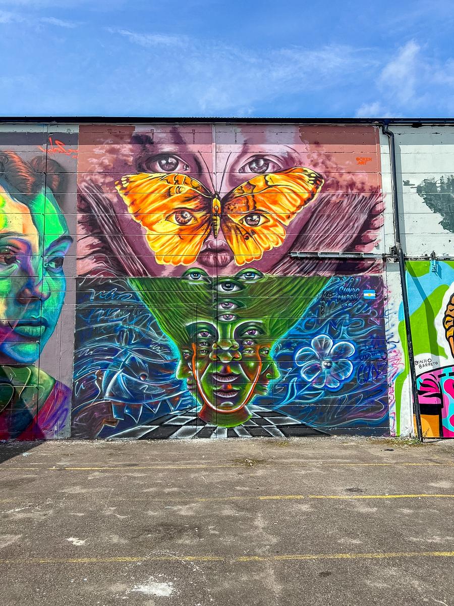 Meeting of Styles mural, Malmo, Sweden